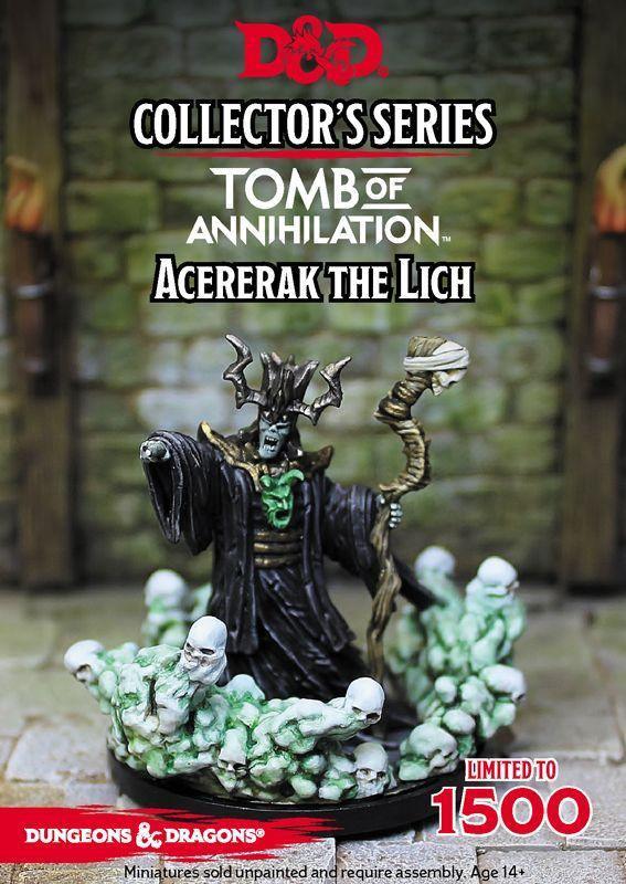 D&D Collectors Series Miniatures Tomb of Annihilation Acererak the Liche Online now