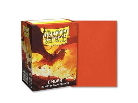 Dragon Shield Dual Matte Standard - Ember (100) Online Sale