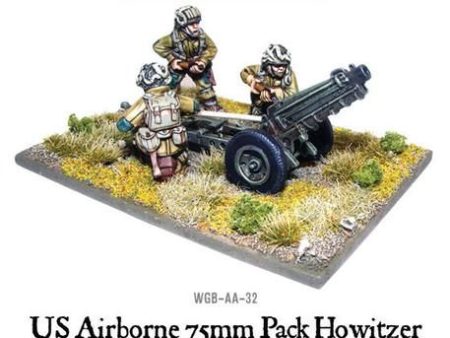 Airborne 75mm Howitzer & Crew - US For Discount