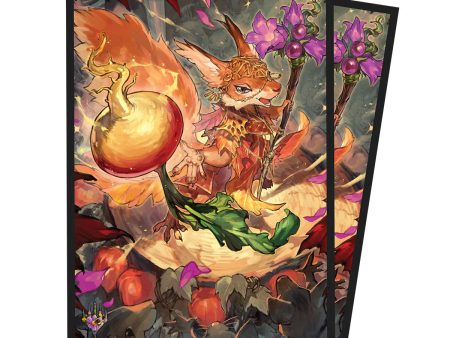 MTG: Ultra Pro Bloomburrow 100ct Deck Protector Sleeves: Hazel of the Rootbloom For Sale