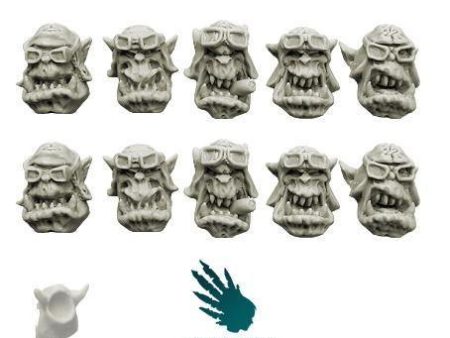 Orcs Storm Flying Squadron Heads (ver. 2) Supply