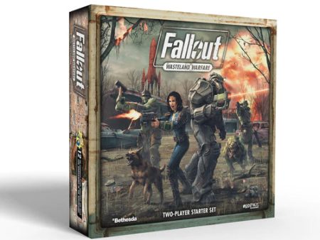 Fallout Wasteland Warfare Two Player PVC Starter Set Supply