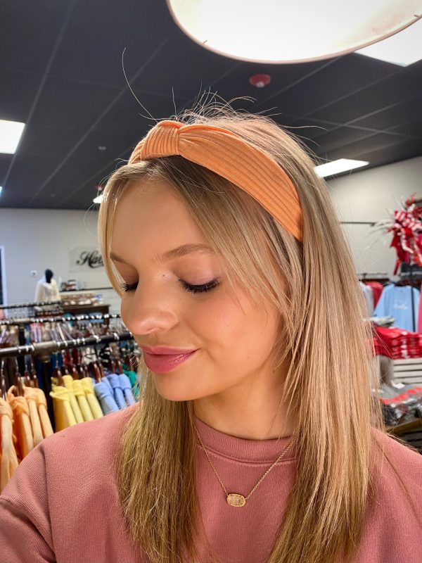 Classic Ribbed Knot Headband For Cheap