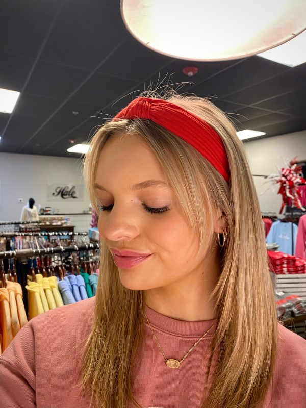 Classic Ribbed Knot Headband For Cheap