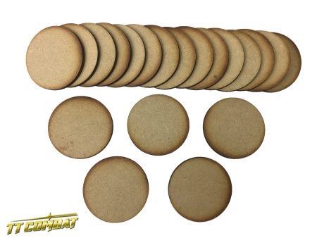 50mm MDF Round Bases (20) Discount