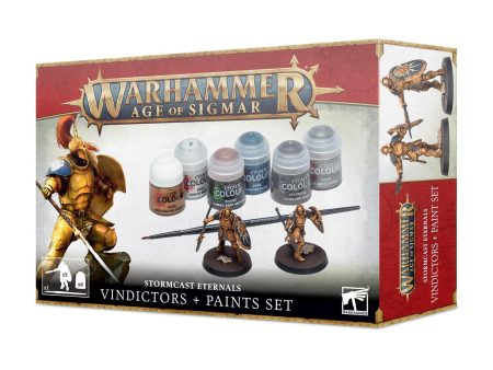 Stormcast Eternals: Vindictors + Paints Set Hot on Sale