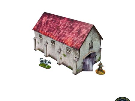 Pre-painted WWII Normandy Cowshed Scenery Online Hot Sale