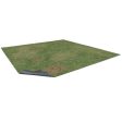 Grassy Fields Gaming Mat 2x2 - Grid on Sale