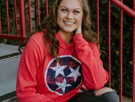 Tennessee Tristar Hoodie {Red} Fashion