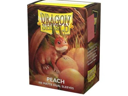 Dragon Shield Dual Matte Standard - Peach (100) on Sale