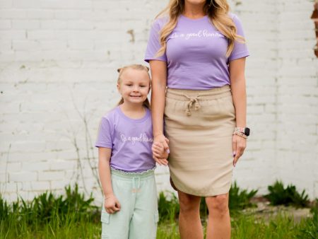 Be A Good Human {Purple} ~ Adults & Littles Online now