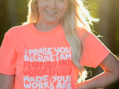 Fearfully & Wonderfully ~ Psalm 139:14 {Comfort Colors} Online Sale