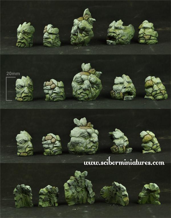 Stone Heads Basing Kit #2 (5) Hot on Sale