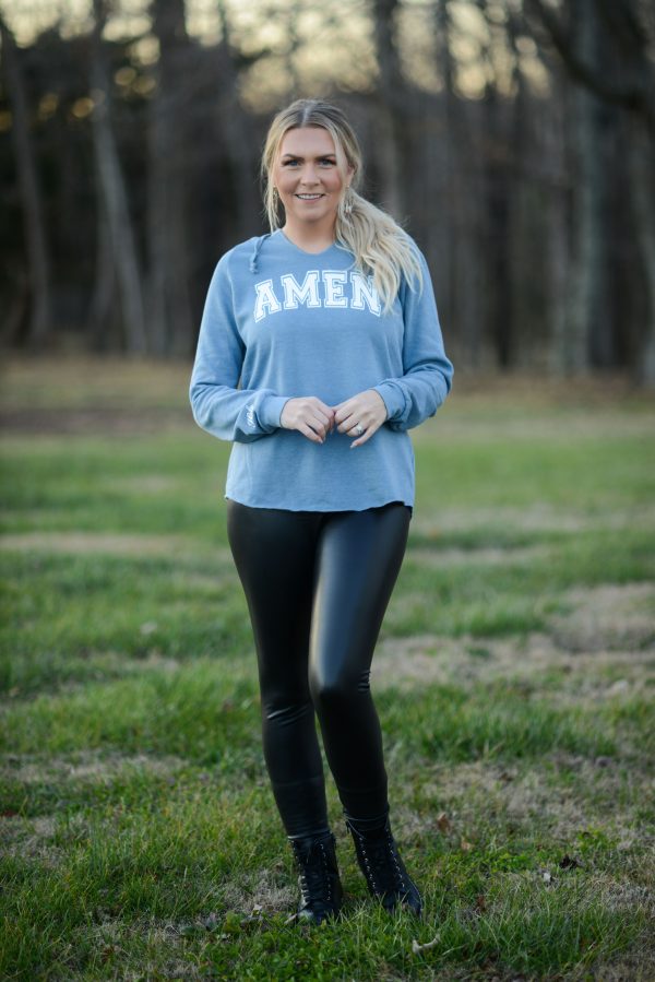 AMEN {lightweight fleece} For Cheap