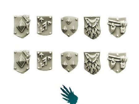 Wolves Knights Small Shoulder Shields Discount