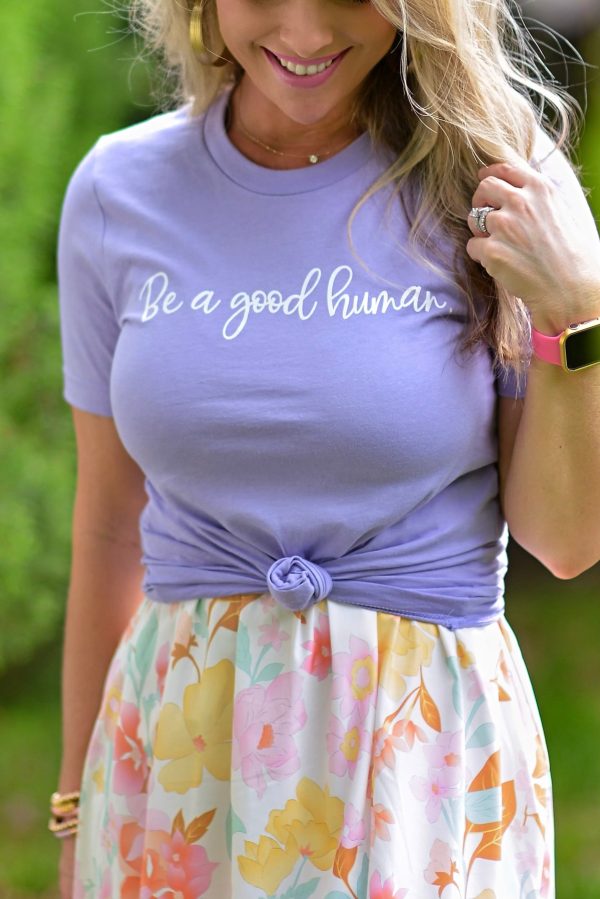 Be A Good Human {Purple} ~ Adults & Littles Online now