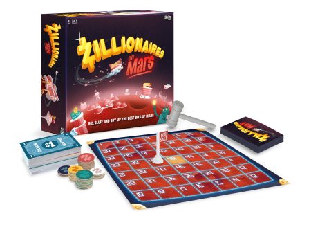 Zillionaires on Mars - Family Property Game Hot on Sale