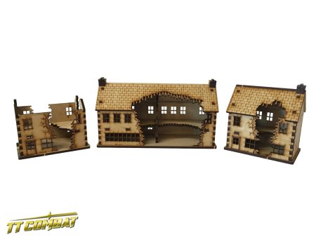 15mm Ruined Shops Online now