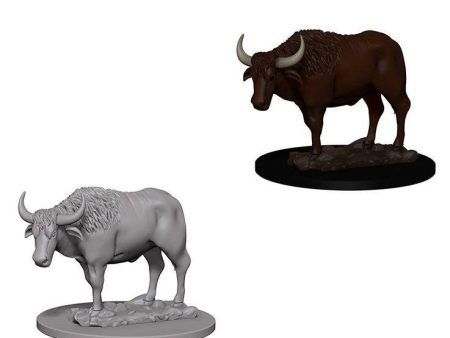 WizKids Deep Cuts Unpainted Miniatures Oxen Fashion