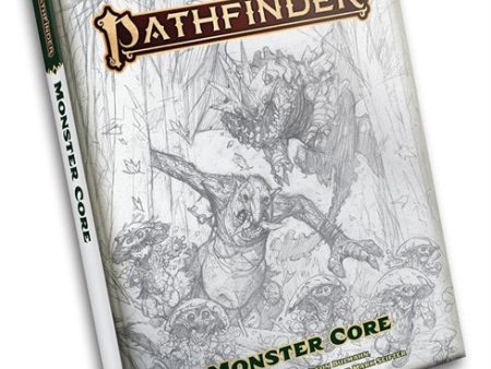 Pathfinder 2nd Edition Monster Core Sketch Cover Edition Supply