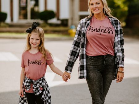 Choose Kindness {Heather Mauve} ~ Adults & Littles Cheap