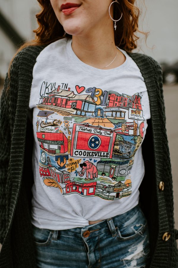 Cookeville - Local Landmarks {Color & Black} on Sale