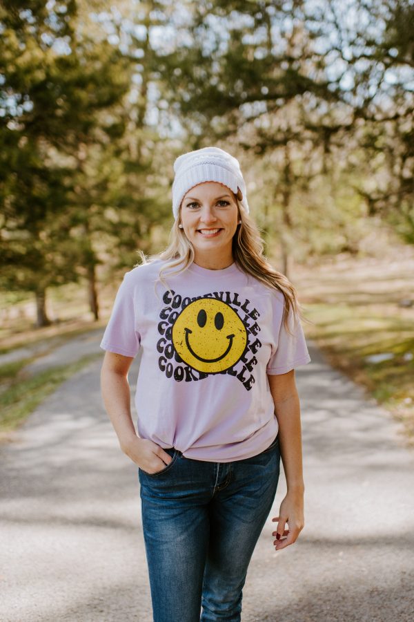 Cookeville Smiley Face {Comfort Colors} Online now