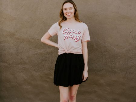 Choose Happy {Peach} Hot on Sale